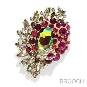 Elegant Multicolor Brooch